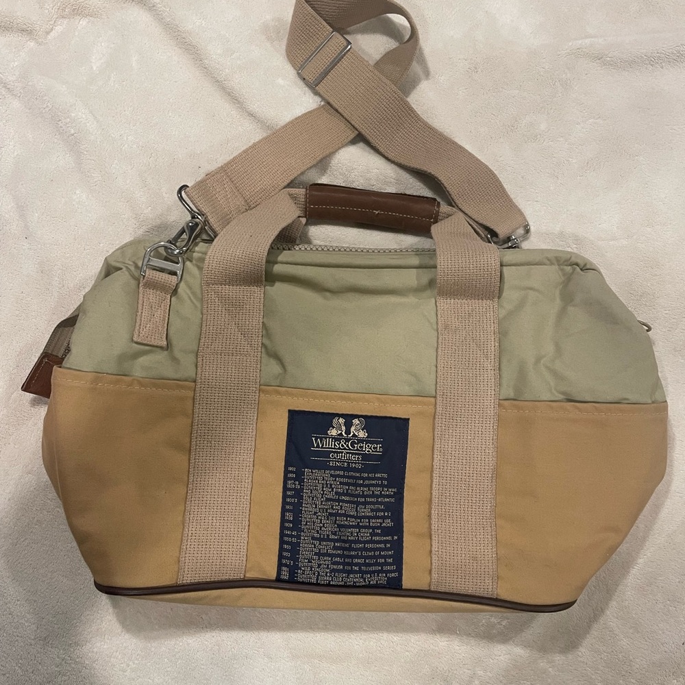 Vintage Willis & Geiger Safari/Travel Bag